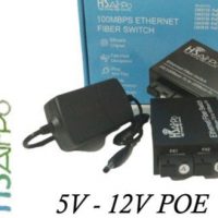 HSAIRPO CM2FI4-PoE 2Fiber+1RJ45 Ethernet Passive PoE Fiber Switch