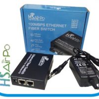 HSAIRPO CM1G2E-SFP 1XGIGABIT SFP TO 2-PORT ETHERNET MEDIA CONVERTER