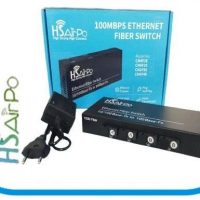 HSAIRPO CM4F2E-PoE 4Fiber+2RJ45 Ethernet Passive PoE Fiber switch