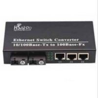 HSAIRPO CM2F3EG GIGABIT 2FIBER +3RJ45 ETHERNET FIBER SWITCH