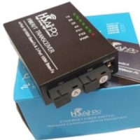HSAIRPO CM2F4EG GIGABIT 2FIBER +4RJ45 ETHERNET FIBER SWITCH