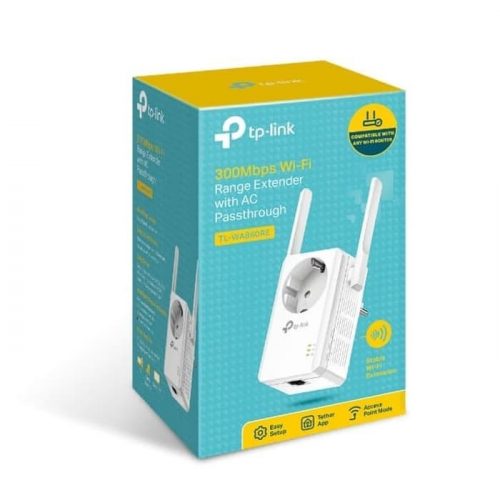 TPLink TL-WA860RE 300Mbps Wi-Fi Range Extender with AC Passthrough