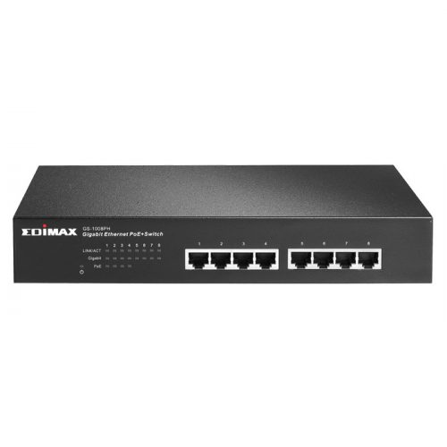 Edimax GS-1008PH (8-Port Gigabit Ethernet Switch With 4 PoE+ Ports)