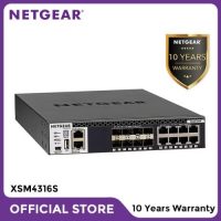 Netgear XSM4316S Stackable Managed Switch 16x10G 8x10GBASE-T 8xSFP+ L3 I