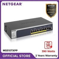Netgear MS510TXPP 8 Port PoE + Multi Gigabit Smart Managed Pro Switch I