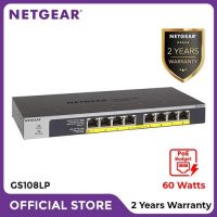 Netgear GS108LP 8 Port Gigabit PoE+ Unmanaged Switch for IP Camera I