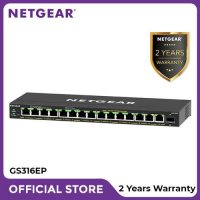 Netgear GS316EP 16 Port PoE+ Gigabit Ethernet Plus Switch + 1 SFP Port A