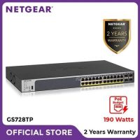 Netgear GS728TP 28 Port Gigabit Ethernet PoE+ Smart Managed Pro Switch I